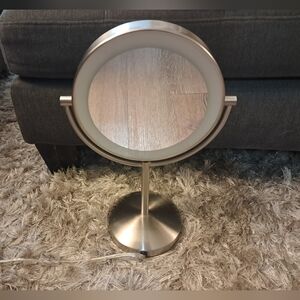Conair Lighted Makeup Vanity Mirror Double Sided 16.5" Tall